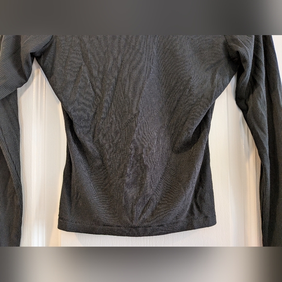 SKIMS Soft Lounge Ribbed Modal Cardigan Onyx Black Stretchy Casual Size XXS - Picture 12 of 15